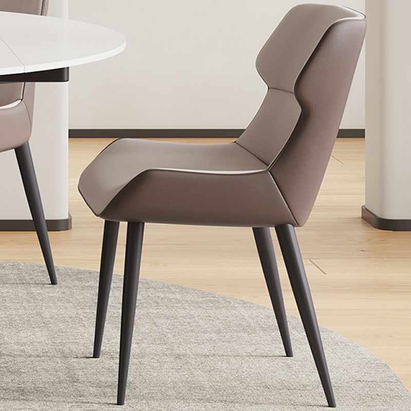 モダンなスタイル1/4/5/7ピースダイニングチェアセットラウンドストーン家具