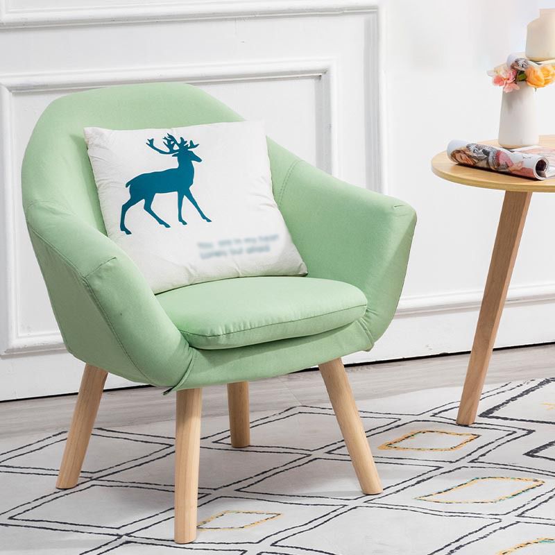 Linen Chair 28.7" L x 24.8" W x 30" H Arms Included Chair for Living Room Clearhalo 'Accent Chairs' 'accent_chairs' 'Chairs & Seating' 'furn' 'furn_accent_chairs' 'Furniture' 'Living Room Furniture' 1200x1200_94462a9b-f7b8-4726-beee-42c35c98b04f