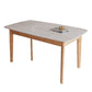 Minimalist Rectangle Shape Kitchen Dining Table Sintered Stone Top Dining Table with 4 Legs Base Clearhalo ' dining_table' 'Dining Tables & Seating' 'Dining Tables' 'furn' 'furn_dining_table' 'Furniture' 'furniture_dining_table' 'Kitchen & Dining Furniture' 'kitchen&dining_furn' 'kitchen' 'kitchen_dining_table' 1200x1200_94469926-c20c-4a9f-8e46-1bbd4b961d86