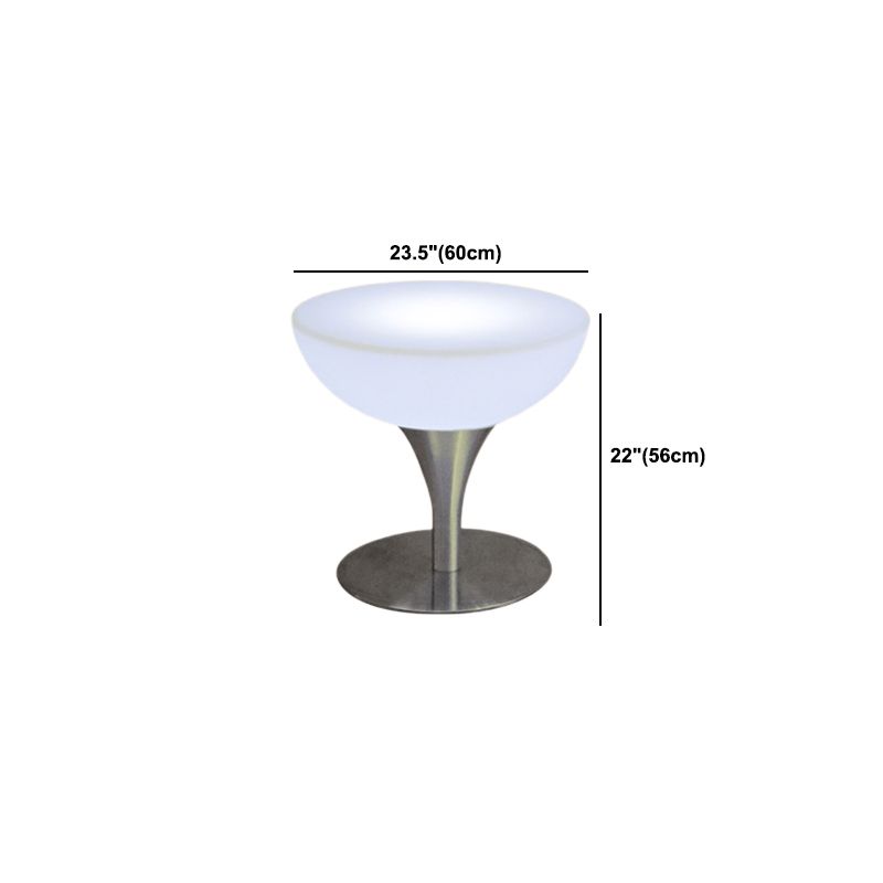 Polyethylene Round Table Industrial Style Restaurant Nightclub Lighting Bar Table Clearhalo 'Bar Furniture' 'Bar Tables' 'bar_tables' 'furn' 'furn_bar_tables' 'Furniture' 'Kitchen & Dining Furniture' 1200x1200_9447b31f-65ca-48b4-a418-878bccdea28b