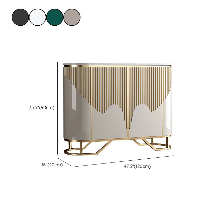 Base oro moderna sideboard a buffet a buffet con archiviazione