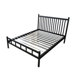Queen Size Contemporary Metal Bed,40.15 " with Metal Legs Bed