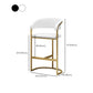 Glam Style Faux Leather Barstool Low Back Bar Stool with Gold Frame Clearhalo 'Bar Furniture' 'Bar Stools' 'bar_stools' 'furn' 'furn_bar_stools' 'Furniture' 'Kitchen & Dining Furniture' 1200x1200_944908e7-5b38-4a04-93c9-1fc6eaf3c4ff