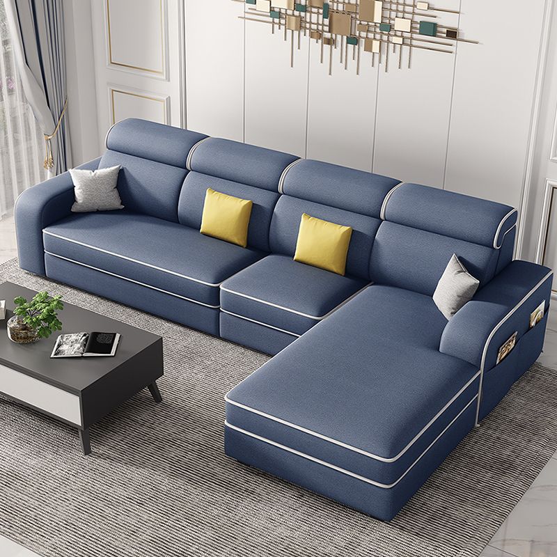 Contemporary High Back Sectionals 29.53" Square Arm Sofa with Storage Clearhalo 'furn' 'furn_sectionals' 'Furniture' 'furniture_sectionals' 'kitchen' 'kitchen_sectionals' 'Living Room Furniture' 'Sectionals' 1200x1200_944b5027-d2a5-4cb7-a20e-5944b8988b95