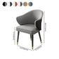 Glam Metal Dining Room Chairs PU Leather Dining Arm Chair for Restaurant Use Clearhalo ' kitchen&dining_furn' 'Dining Chairs' 'Dining Tables & Seating' 'dining_chair' 'furn' 'furn_dining_chair' 'Furniture' 'furniture_dining_chair' 'Kitchen & Dining Furniture' 'kitchen' 1200x1200_944b90b7-60dc-4145-a9d2-81435326631e