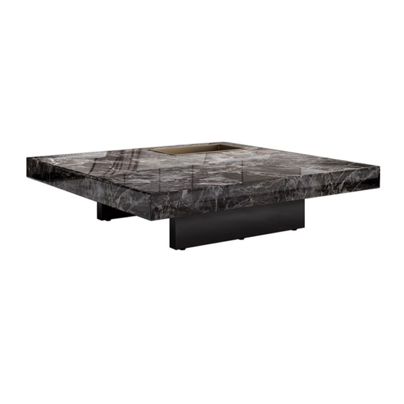 11"H Contemporary Coffee Table Black Slate Coffee Cocktail Table Clearhalo 'Coffee & Accent Tables' 'Coffee Tables' 'coffee_tables' 'furn' 'furn_coffee_tables' 'Furniture' 'Living Room Furniture' 1200x1200_944d4b8e-286f-45dd-8eb2-bd52a86fbcd2
