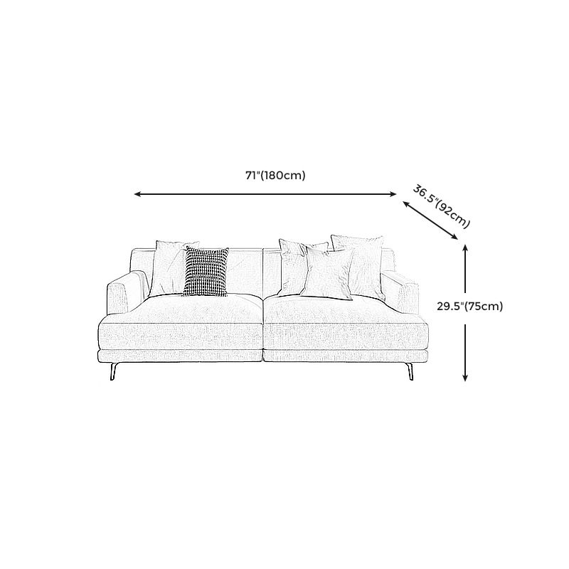 ステイン耐性のある固定居間埋め込み式アーム標準座席