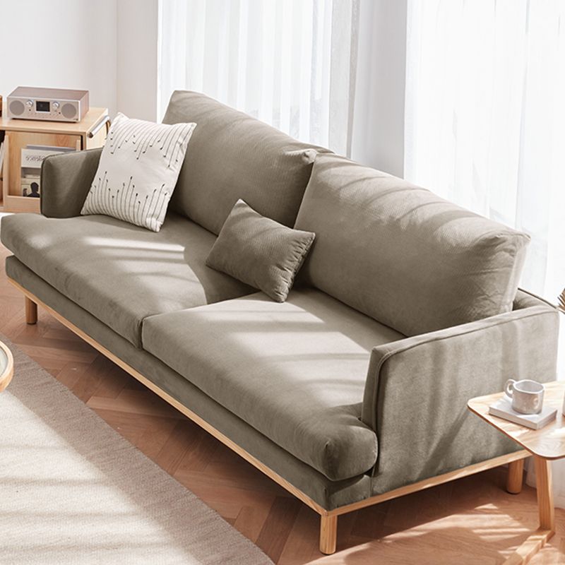 Recessed Arm Loose Back Sofa 35"W Velvet Sofa for Living Room Clearhalo 'furn' 'furn_sofas' 'Furniture' 'furniture_sofas' 'kitchen' 'kitchen_sofas' 'Living Room Furniture' 'Sofa' 'sofas' 1200x1200_94517510-f460-4510-8759-599d3baad06c