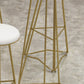 Glam Style Bar Table 42-inch Height Solid Wood Bistro Table for Living Room Clearhalo 'Bar Furniture' 'Bar Tables' 'bar_tables' 'furn' 'furn_bar_tables' 'Furniture' 'furniture_bar_tables' 'Kitchen & Dining Furniture' 1200x1200_945331ef-f762-4bd8-a458-6ac8e225e1b4