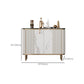 Gabinete aparador de mármol de la mesa del aparador glamoroso con puertas para la cocina