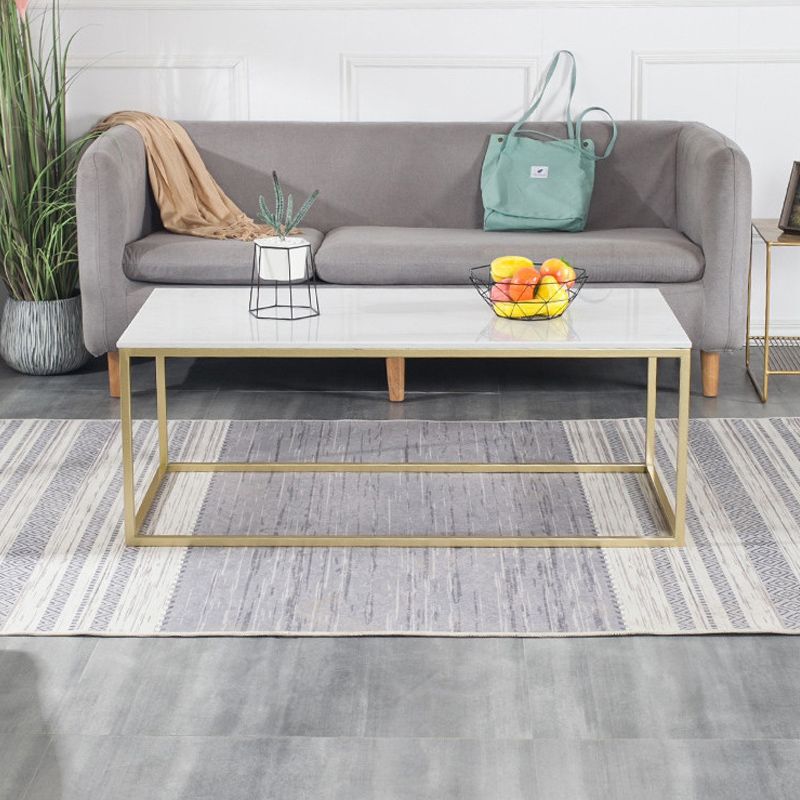 Glam Rectangular Coffee Table Frame 1 Coffee Table for Living Room Clearhalo 'Coffee & Accent Tables' 'Coffee Tables' 'coffee_tables' 'furn' 'furn_coffee_tables' 'Furniture' 'Living Room Furniture' 1200x1200_9453965b-c594-4c42-b7cf-981c62df1a66