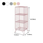 Metal Rectangle Closed Storage Bookcase Nordic Standard Bookshelf