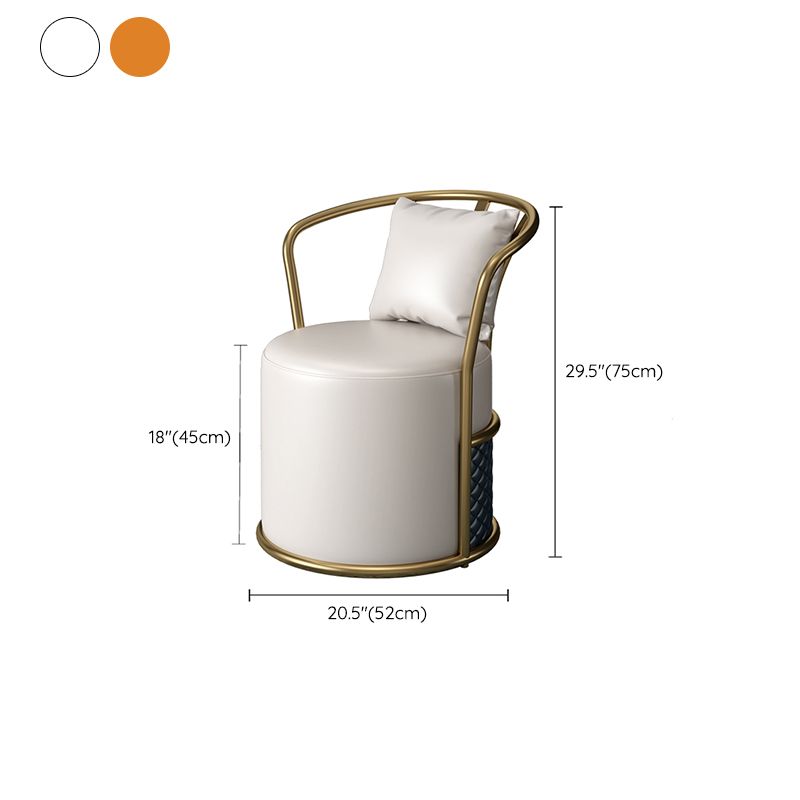 Juego de comedor glamoroso con sillas de cuero 1/4/5 piezas de mesa blanca brillante juego de mesa de comedor de piedra blanca