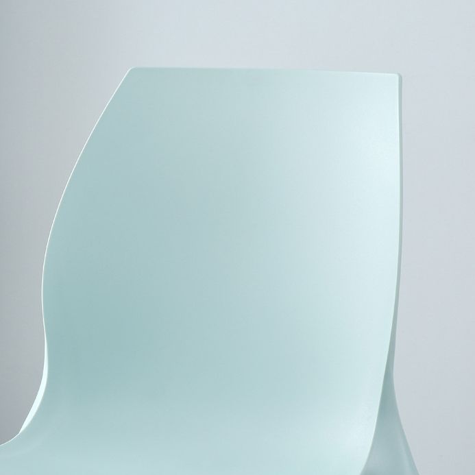 Plastic Contemporary Dining Room Chair Solid Back Home Stackable Side Chair Clearhalo ' kitchen&dining_furn' 'Dining Chairs' 'Dining Tables & Seating' 'dining_chair' 'Furniture' 'furniture_dining_chair' 'Kitchen & Dining Furniture' 'kitchen' 1200x1200_9456eda1-0290-487d-95d2-814ea794c3d6