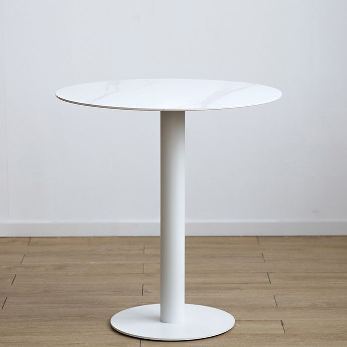 Round Pedestal Dinette Table Simplicity Style Dining Site Table for Home Use Clearhalo ' dining_table' 'Dining Tables & Seating' 'Dining Tables' 'furn' 'furn_dining_table' 'Furniture' 'furniture_dining_table' 'Kitchen & Dining Furniture' 'kitchen&dining_furn' 'kitchen' 'kitchen_dining_table' 1200x1200_94573d22-acfb-4655-bea0-16b237991da3