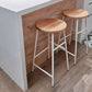 Modern Armless Backless Counter Stool Steel Dessert Shop Bar Stool with Wooden Seat Clearhalo 'Bar Furniture' 'Bar Stools' 'bar_stools' 'furn' 'furn_bar_stools' 'furniture_bar_stools' 'Kitchen & Dining Furniture' 'kitchen&dining_furn' 'kitchen' 'kitchen_furn' Furniture' 1200x1200_945766c8-3bc0-4e12-a3f9-3afcec58b16e
