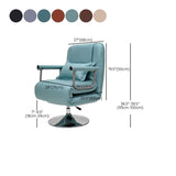 Metal Frame Grew Standard Recliner 24,4 "sedia a polvere di colore solido largo