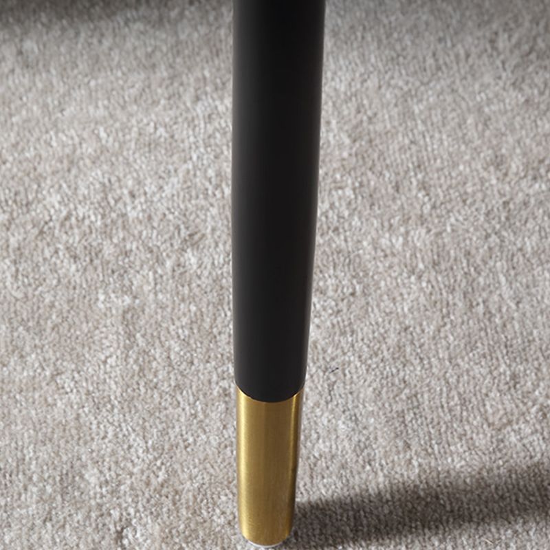 Glam Style Armless Chair Wood PU Leather Parsons Dining Chairs for Kitchen Clearhalo 'Dining Chairs' 'Dining Tables & Seating' 'dining_chair' 'furn' 'furn_dining_chair' 'Furniture' 'furniture_dining_chair' 'Kitchen & Dining Furniture' 1200x1200_9458693a-6f8b-4f22-8a8b-e7cb53eebecc