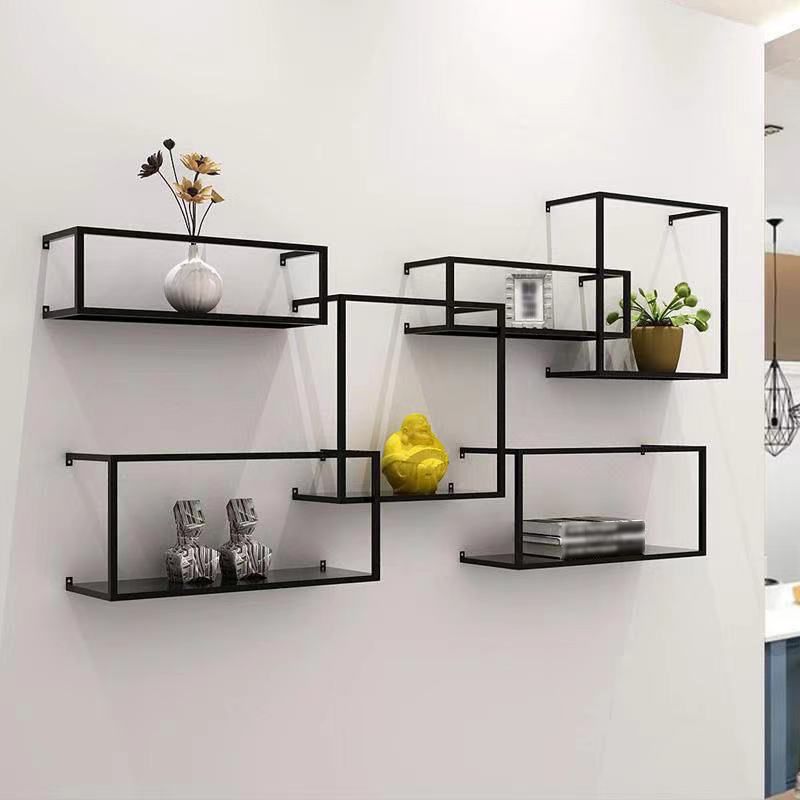 Iron Closed Back Bookshelf Gold and Black Industrial Wall Unit Bookshelf Clearhalo 'Bookcases' 'furn' 'furn_bookcases' 'Furniture' 'furniture_bookcases' 'kitchen' 'kitchen_bookcases' 'Living Room Furniture' 'Office Furniture' 1200x1200_9460b4da-ecf4-4829-b9b4-ba1928ee55ba
