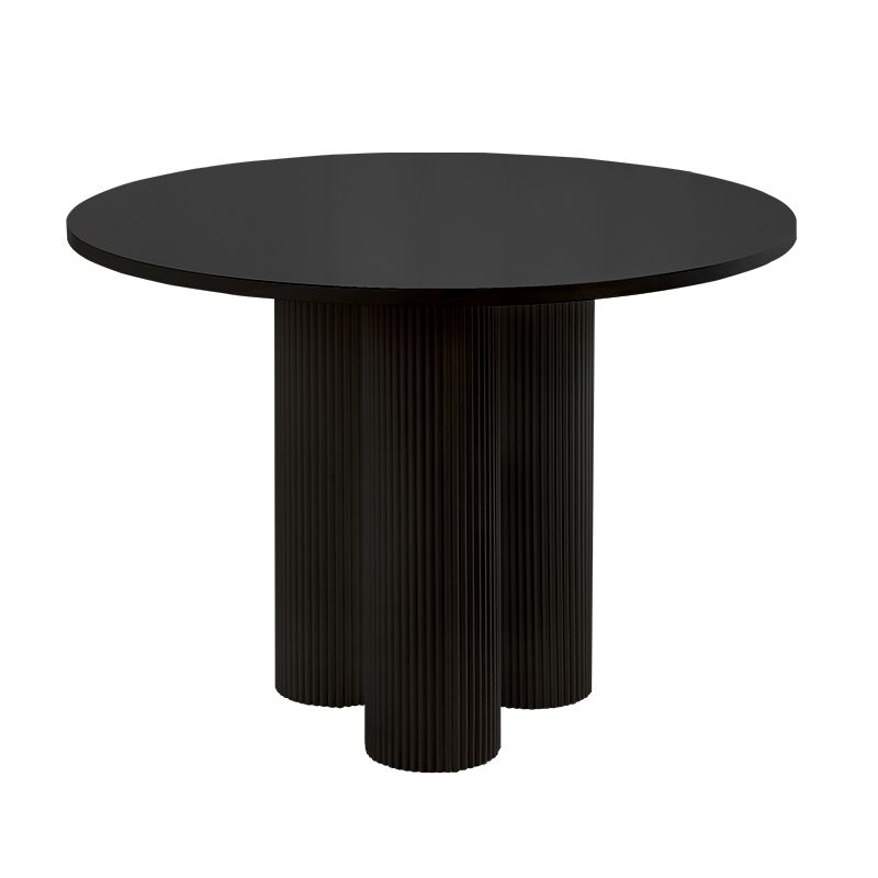 35.4-inch Round 3 Legs Three-Color Table Simplicity Style with Solid Wood Clearhalo ' dining_table' 'Dining Tables & Seating' 'Dining Tables' 'furn' 'furn_dining_table' 'Furniture' 'furniture_dining_table' 'Kitchen & Dining Furniture' 'kitchen&dining_furn' 'kitchen' 'kitchen_dining_table' 1200x1200_94628659-f007-4f5d-8081-ed694c940215