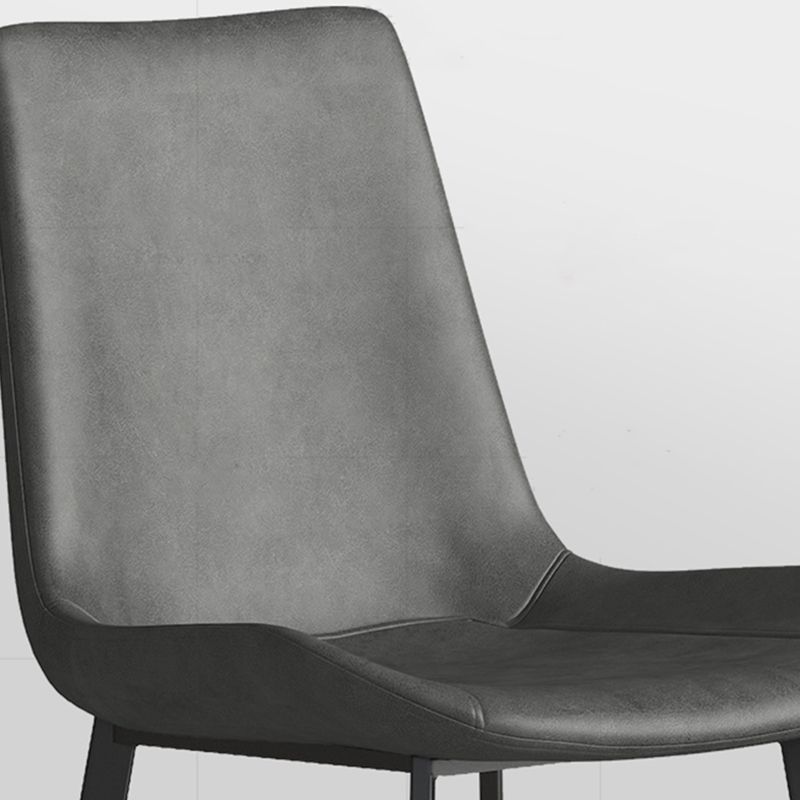 Industrial Armless Dining Chairs Upholstered Side Chair for Home Clearhalo 'Dining Chairs' 'Dining Tables & Seating' 'dining_chair' 'furn' 'furn_dining_chair' 'Furniture' 'Kitchen & Dining Furniture' 1200x1200_9462f6d3-2598-47b4-b871-927ad779a71a