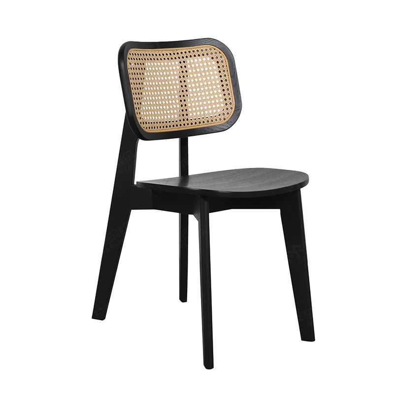 Contemporary Open Back Chair Solid Wood Dining Side Chair for Indoor Clearhalo 'Dining Chairs' 'Dining Tables & Seating' 'dining_chair' 'furn' 'furn_dining_chair' 'Furniture' 'furniture_dining_chair' 'Kitchen & Dining Furniture' 1200x1200_9464f95e-134a-428a-bd9a-f64fade1bd29