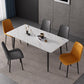 Sintered Stone Dining Table Industrial Style 4 Legs Base Rectangle Table for Dining Room Clearhalo ' dining_table' 'Dining Tables & Seating' 'Dining Tables' 'furn' 'furn_dining_table' 'Furniture' 'furniture_dining_table' 'Kitchen & Dining Furniture' 'kitchen&dining_furn' 'kitchen' 'kitchen_dining_table' 1200x1200_94655c5e-c5fa-43ce-afe1-d613643aa617