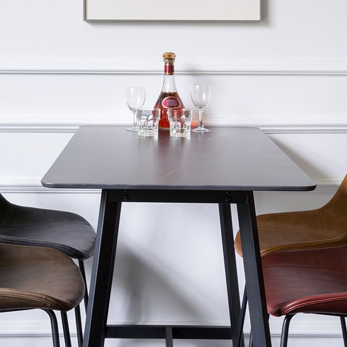 Contemporary Rectangle Table Dining Bar Counter Table for Kitchen Clearhalo 'Bar Furniture' 'Bar Tables' 'bar_tables' 'furn' 'furn_bar_tables' 'Furniture' 'furniture_bar_tables' 'Kitchen & Dining Furniture' 1200x1200_9469a7aa-12a1-4ebc-b634-4cb8b218b315