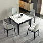 Industrial Square Shape White Table Sintered Stone Standard Dining Table for Kitchen Clearhalo ' dining_table' 'Dining Tables & Seating' 'Dining Tables' 'furn' 'furn_dining_table' 'Furniture' 'furniture_dining_table' 'Kitchen & Dining Furniture' 'kitchen&dining_furn' 'kitchen' 'kitchen_dining_table' 1200x1200_9469f89e-701f-4d7d-9bdf-eeae893cd4a3