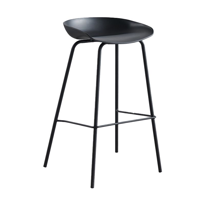 Scandinavian Metal Plastic Counter Stools Backless Bar Stools with Bucket Seat Clearhalo 'Bar Furniture' 'Bar Stools' 'bar_stools' 'furn' 'furn_bar_stools' 'furniture_bar_stools' 'Kitchen & Dining Furniture' 'kitchen&dining_furn' 'kitchen' 'kitchen_furn' Furniture' 1200x1200_946a8920-c3bd-48cf-8aff-1bca650926f8
