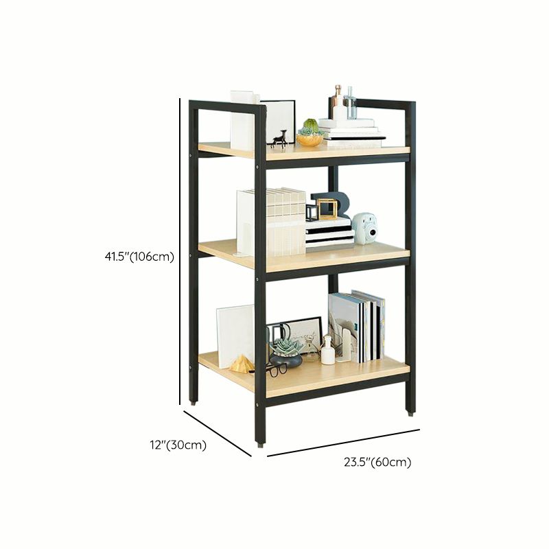 Modern Metal Etagere Shelf Bookcase Open Book Shelf for Study Room