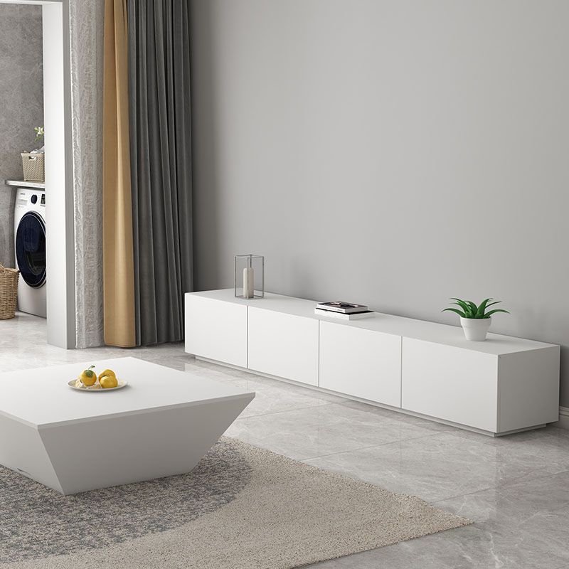 16 " D Modern Wooden White TV Stand Console Closed Storage TV Stand with 3 / 4 Drawers Clearhalo 'furn' 'furn_tv_stands_entertainment_centers' 'Furniture' 'Living Room Furniture' 'TV Stands & Entertainment Centers' 'TV Stands & Media Storage Furniture' 'tv_stands_entertainment_centers' 1200x1200_946f5829-03fc-4ae3-971b-18dab2b809f1