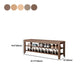 Rectangle 11.8" Wide Entryway Bench Modern Solid Wood Bench with Storage Clearhalo 'Benches' 'Chairs & Seating' 'furn' 'furn_benches' 'Furniture' 'Living Room Furniture' 1200x1200_946fd9fc-25fa-41d0-b261-96f0694a475b