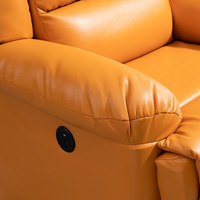 Traditionele recliner stoel vaste kleur standaard ligstoel met onafhankelijke voet