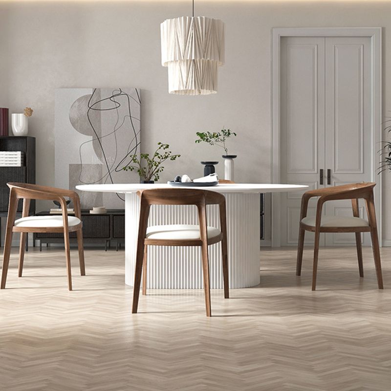 White Top Dining Table Traditional Luxury Oval Table with Pedestal Base Clearhalo 'Dining Tables & Seating' 'Dining Tables' 'dining_table' 'furn' 'furn_dining_table' 'Furniture' 'furniture_dining_table' 'Kitchen & Dining Furniture' 'kitchen' 'kitchen_dining_table' 1200x1200_9473906e-94b9-48bd-b57c-63928f99ac87
