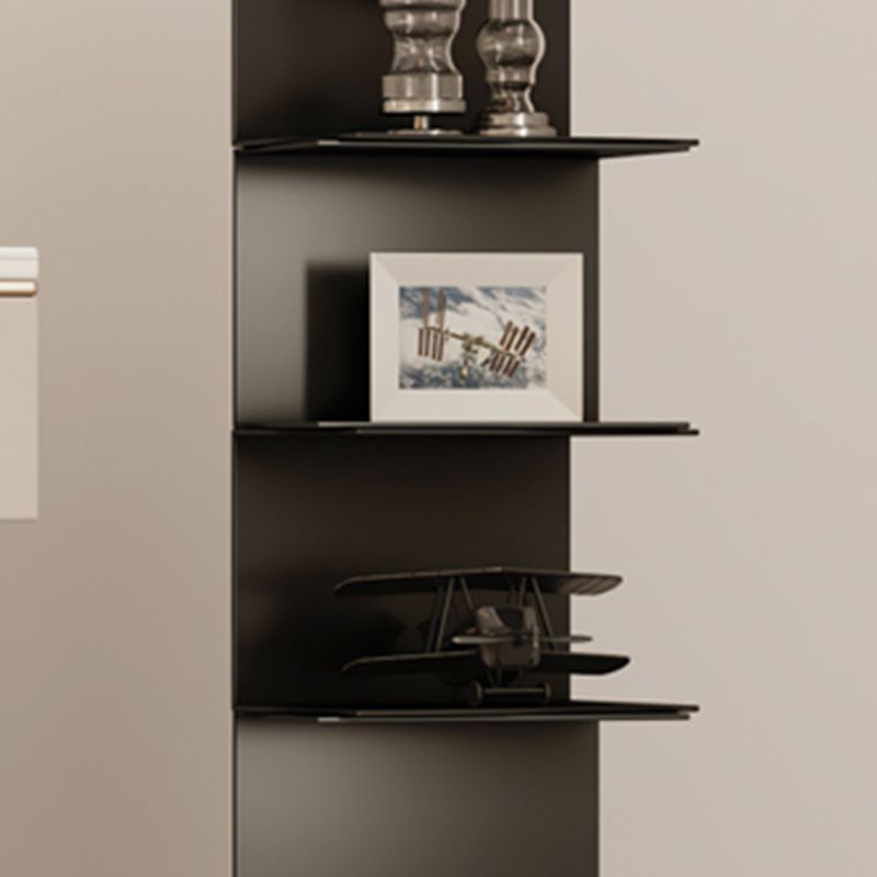 Glam Vertical Corner Bookshelf Iron Closed Back Bookcase for Home Clearhalo 'Bookcases' 'furn' 'furn_bookcases' 'Furniture' 'furniture_bookcases' 'Office Furniture' 1200x1200_9474211e-fe86-4cde-8c9a-6fbcec21f137