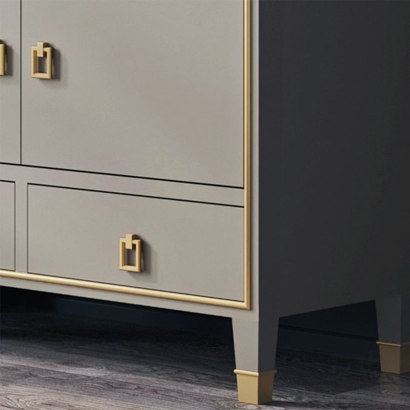 Luxury Floor Wine Rack Solid Wood Wine Bottle Rack with Glass Doors Clearhalo 'furn' 'furn_wine_racks' 'Furniture' 'Kitchen & Dining Furniture' 'Wine Racks' 'wine_racks' 1200x1200_9476d6c8-9aa5-4e92-abbc-c6371377050e