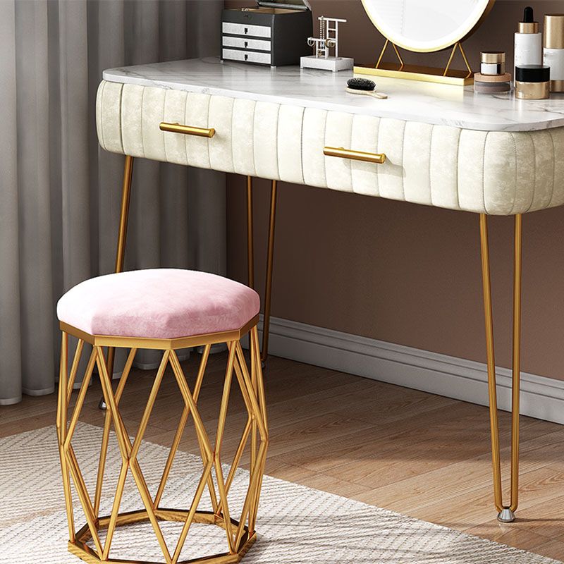 Solid Color Flannel Standard Stool Modern Simple Upholstered Stool Clearhalo 'furn' 'furn_ottomans_poufs' 'Furniture' 'Living Room Furniture' 'Ottomans & Poufs' 'ottomans_poufs' 1200x1200_947a7462-81ad-4568-a1d9-9cf5a360f36d