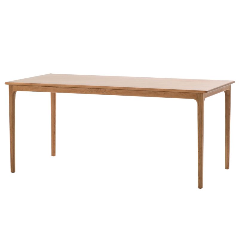 Rectangle Contemporary Dining Table White Fixed Table with Pine Solid Wood Clearhalo ' dining_table' 'Dining Tables & Seating' 'Dining Tables' 'furn' 'furn_dining_table' 'Furniture' 'furniture_dining_table' 'Kitchen & Dining Furniture' 'kitchen&dining_furn' 'kitchen' 'kitchen_dining_table' 1200x1200_947b0b64-65d3-4c77-bf24-273125f88b82