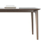 Modern Rectangle Dining Table Ash Wood Base Dining Table with 4 Legs