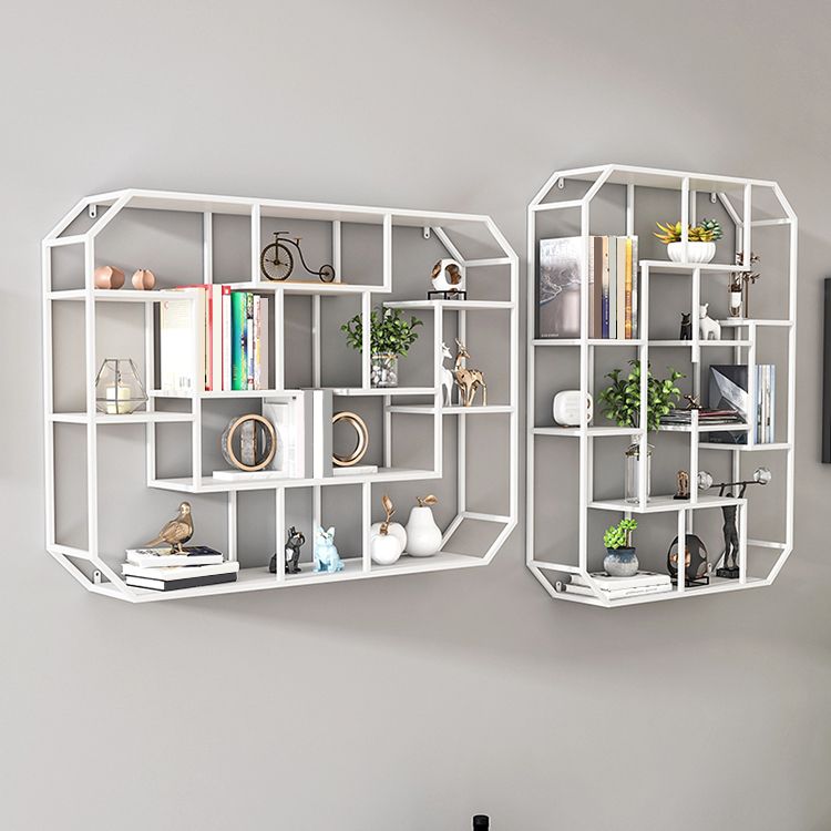 Industrial Iron Bookshelf Wall Mounted Bookshelf for Office and Family Living Room Clearhalo 'Bookcases' 'furn' 'furn_bookcases' 'Furniture' 'furniture_bookcases' 'Office Furniture' 1200x1200_947ed1d0-2cbc-42f2-bf5e-abacff076a67