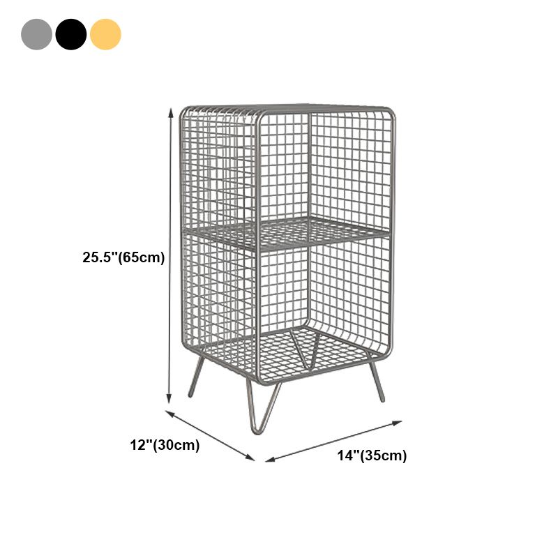 Metal Standard Bookcase Contemporary Style Closed Back Bookcase Clearhalo 'Bookcases' 'furn' 'furn_bookcases' 'Furniture' 'furniture_bookcases' 'kitchen' 'kitchen_bookcases' 'Living Room Furniture' 'Office Furniture' 1200x1200_947eea06-75de-48de-b9e0-28bf3af634b0