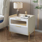 Table table de chevet de table de glamour classique pour chambre à coucher