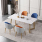 Nordic Style 1/2/5/7 Pieces Dinette Set White Sintered Stone Top Dining Table Set Clearhalo 'Dining Room Sets' 'Dining Tables & Seating' 'dining_room_set' 'furn' 'furn_dining_room_set' 'Furniture' 'furniture_dining_room_set' 'Kitchen & Dining Furniture' 'kitchen&dining_furn' 'kitchen' 1200x1200_947eef33-eed9-4f96-95b0-42be60f8242d