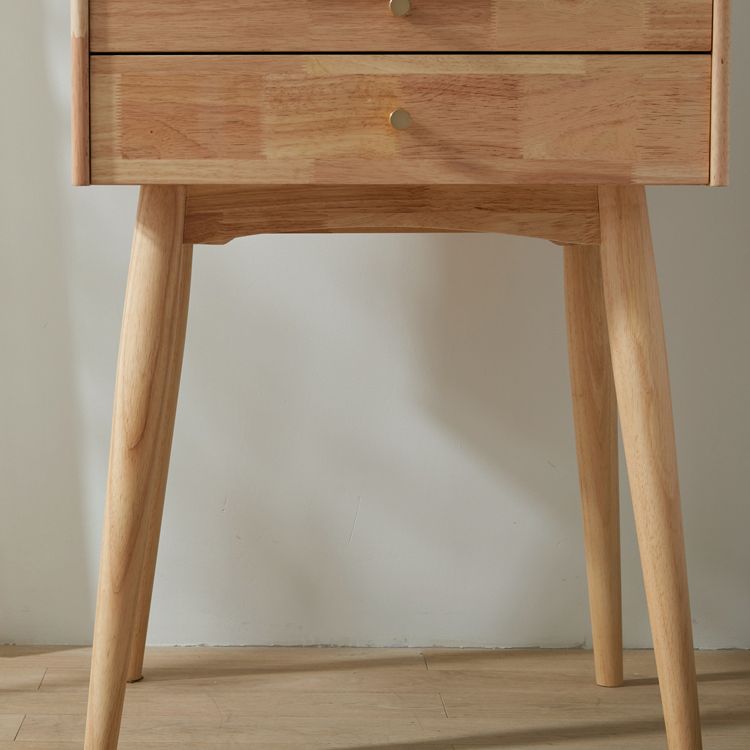 Modern Wood Dressing Table Solid Wood Make-up Vanity with Drawers