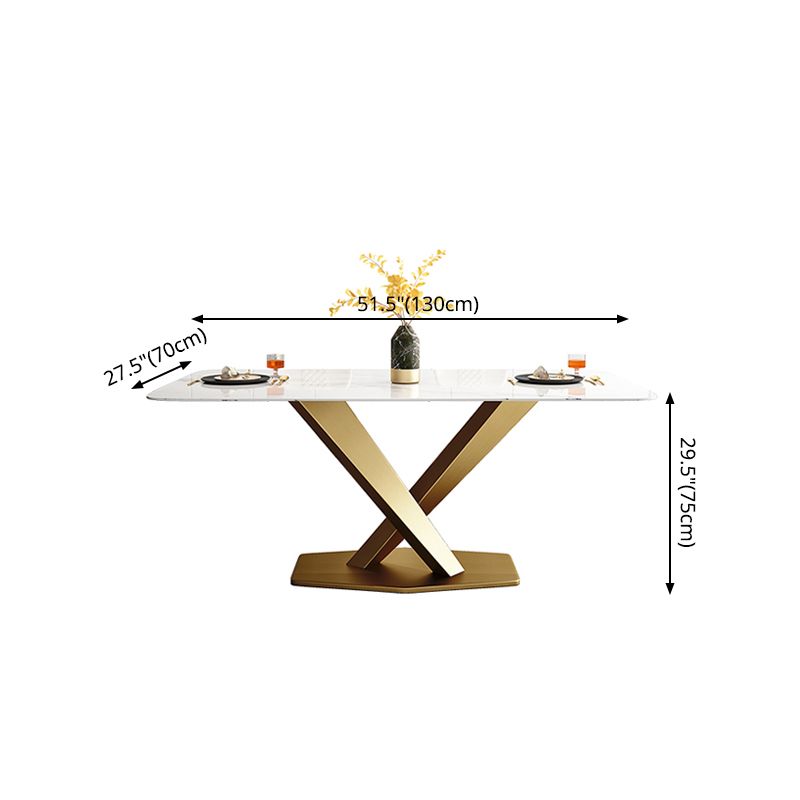 Rectangle Pedestal Table Luxury Style Stone Dining Room Collection for Home Clearhalo ' dining_table' 'Dining Tables & Seating' 'Dining Tables' 'furn' 'furn_dining_table' 'Furniture' 'furniture_dining_table' 'Kitchen & Dining Furniture' 'kitchen&dining_furn' 'kitchen' 'kitchen_dining_table' 1200x1200_947f2d66-6b8d-4794-8c5c-3f104896b156