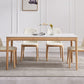 Mid-Century Modern Rectangle Table White Sintered Stone Table with 4 Ash Solid Wood Legs Clearhalo ' dining_table' 'Dining Tables & Seating' 'Dining Tables' 'furn' 'furn_dining_table' 'Furniture' 'furniture_dining_table' 'Kitchen & Dining Furniture' 'kitchen&dining_furn' 'kitchen' 'kitchen_dining_table' 1200x1200_947f3e9b-f746-4f90-90dd-6c4f53a029b2