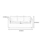 Modern Fabric Sofa 30.3"W with Sofa Flared Arm with Bolster Pillows for Living Room Clearhalo 'furn' 'furn_sofas' 'Furniture' 'furniture_sofas' 'Living Room Furniture' 'Sofa' 'sofas' 1200x1200_947facc0-98da-47b2-a62f-2677b4be7ea9