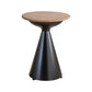 Round Solid Wood Top Coffee Table Iron Pedestal Cocktail Table Clearhalo 'Coffee & Accent Tables' 'Coffee Tables' 'coffee_tables' 'furn' 'furn_coffee_tables' 'Furniture' 'Living Room Furniture' 1200x1200_9481fdb0-1e9e-4aa2-8803-37f594cdc37a