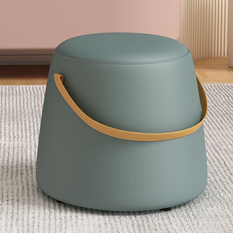 Portable Pouf Pure Color Cylinder Shape Modern Fabric Stain Resistant Pouf Ottoman Clearhalo 'furn' 'furn_ottomans_poufs' 'Furniture' 'Living Room Furniture' 'Ottomans & Poufs' 'ottomans_poufs' 1200x1200_94843cd8-f5fc-42a7-82d4-0a50921ae6c5